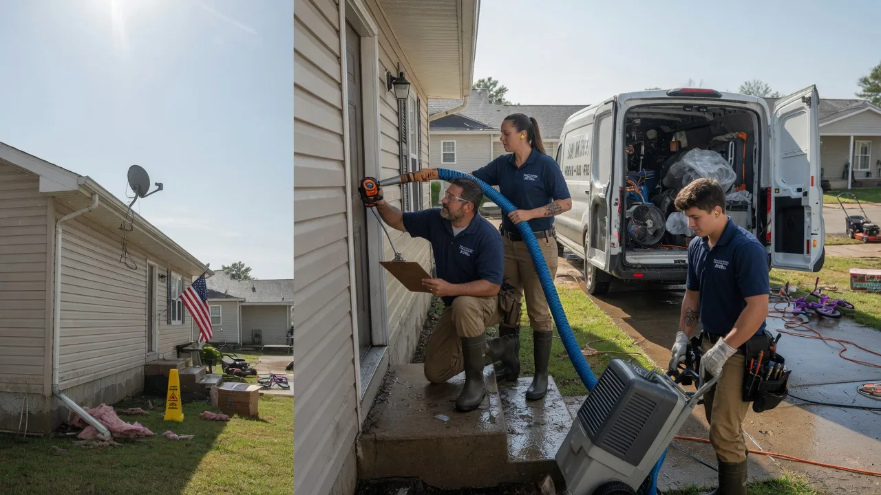 Ceiling Water Damage Restoration in Strandburg, SD near me